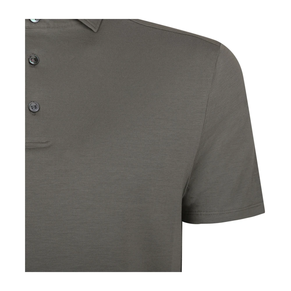 Malo Donker Zand Polo Shirt Gray Heren