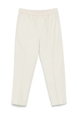 Beige Dragsko Byxor