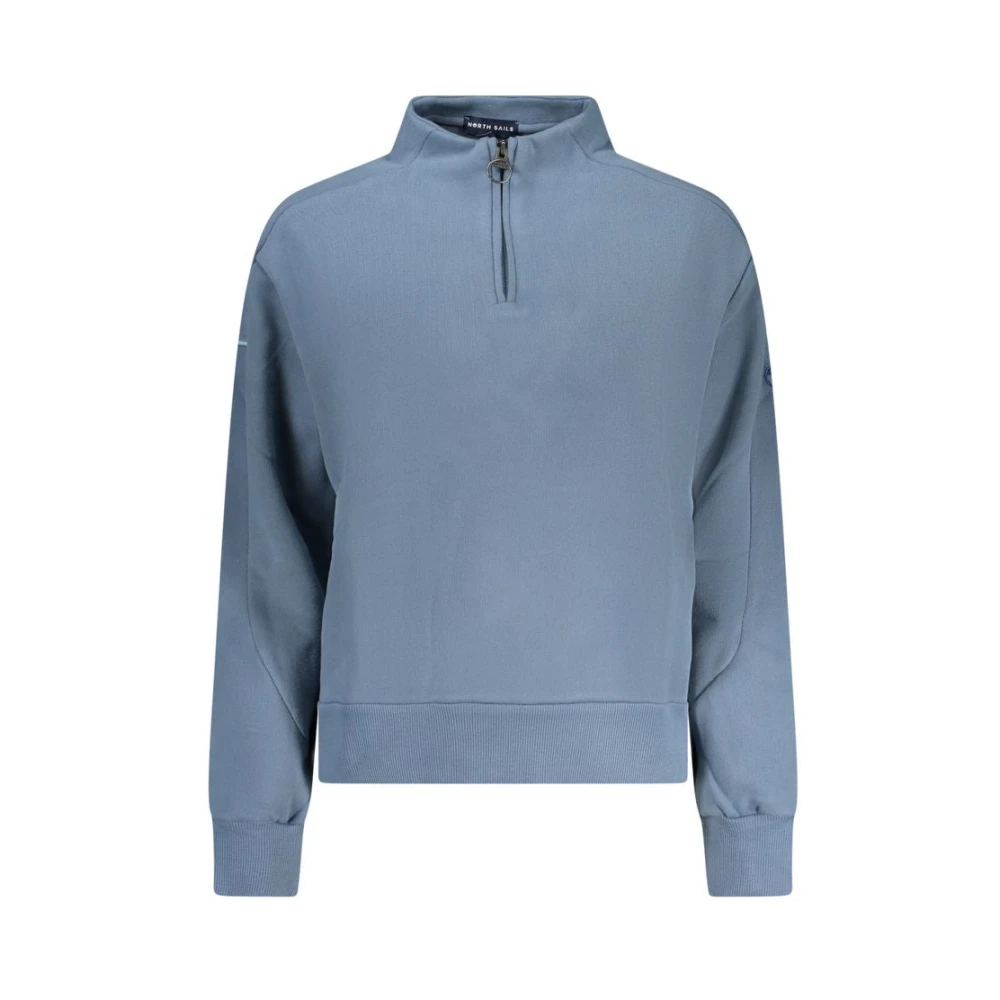North Sails Blue Zip-Throughs, Female, Xs, Long-Sleeved T-Shirt