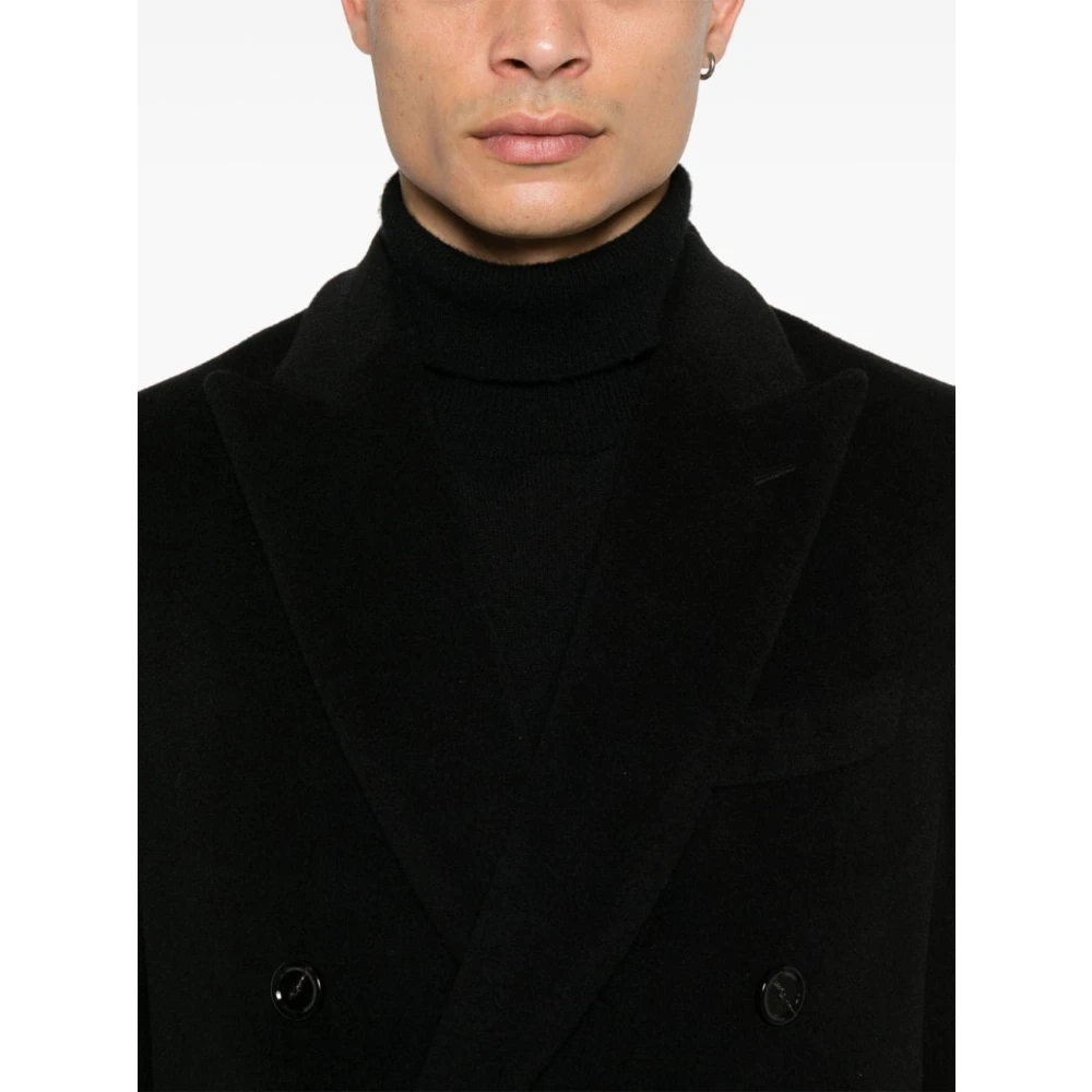 Lardini Zwarte Jassen voor Mannen Black Heren