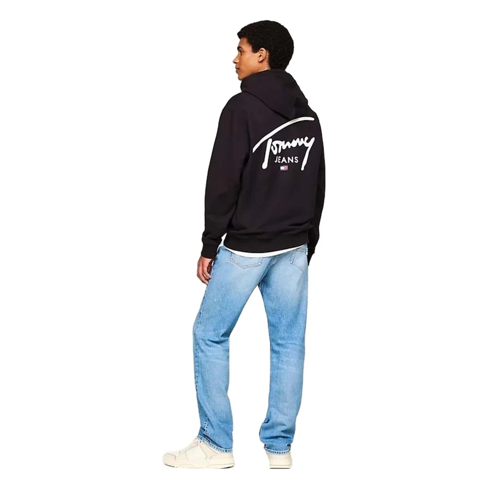 Tommy Hilfiger Entry Grafische Hoodie Black Heren