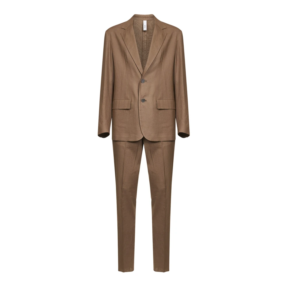 Hevo Beige Single Breasted Suits, Male, Xl, Galatina Suit