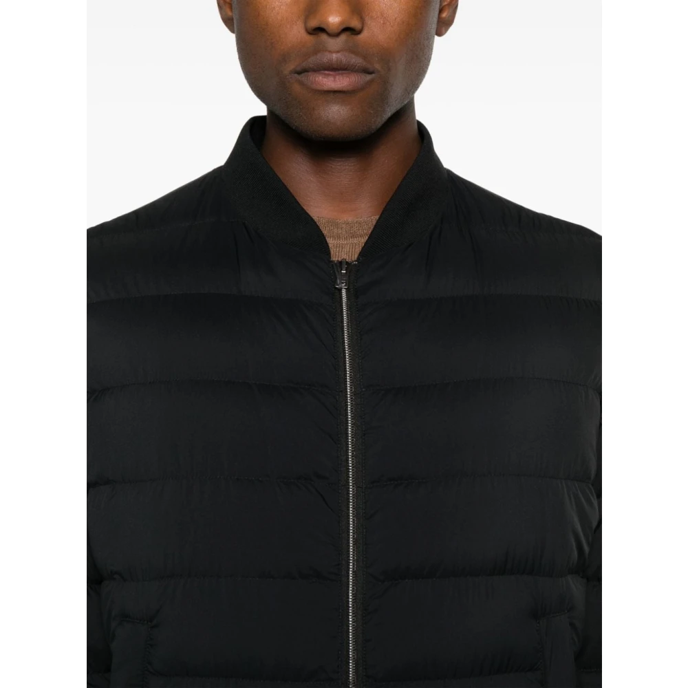 Herno Zwarte Parka voor Mannen Aw24 Black Heren