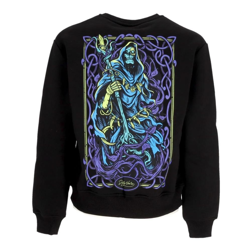 Dolly Noire Zwarte Cyber Druid Klimsweatshirt Black Heren