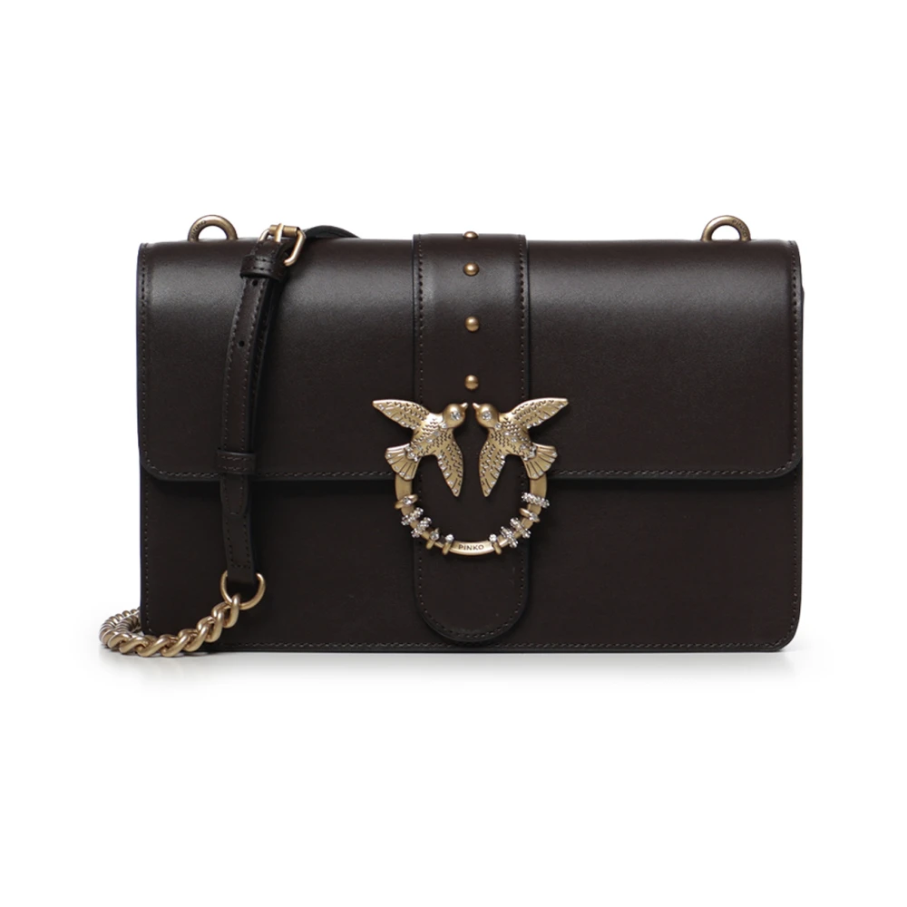 Pinko Donna Marrone - Love One Classic New Buckle - Bags - One Size