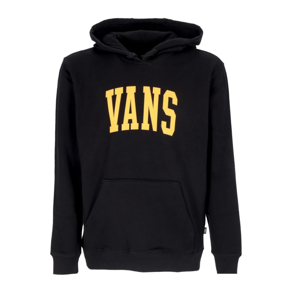 Vans Zwarte Varsity Hoodie met Kangaroezak Black Heren