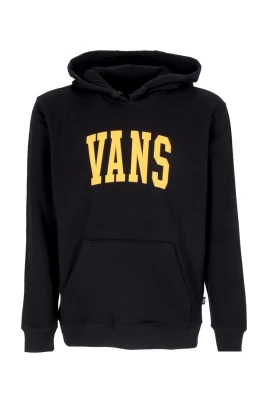 Svart Varsity Hoodie med Känguruficka
