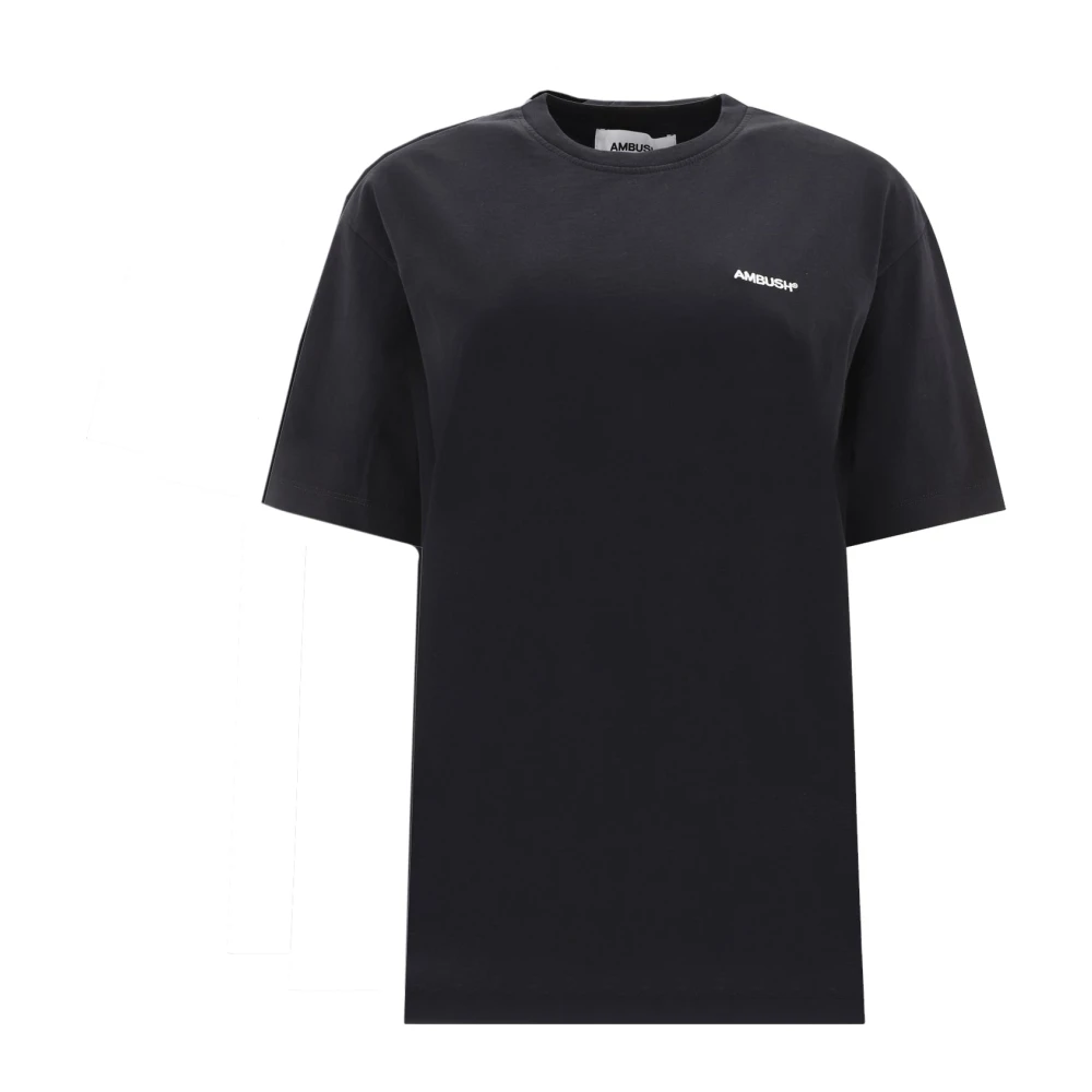Ambush Women's Black Cotton Logo T-Shirt