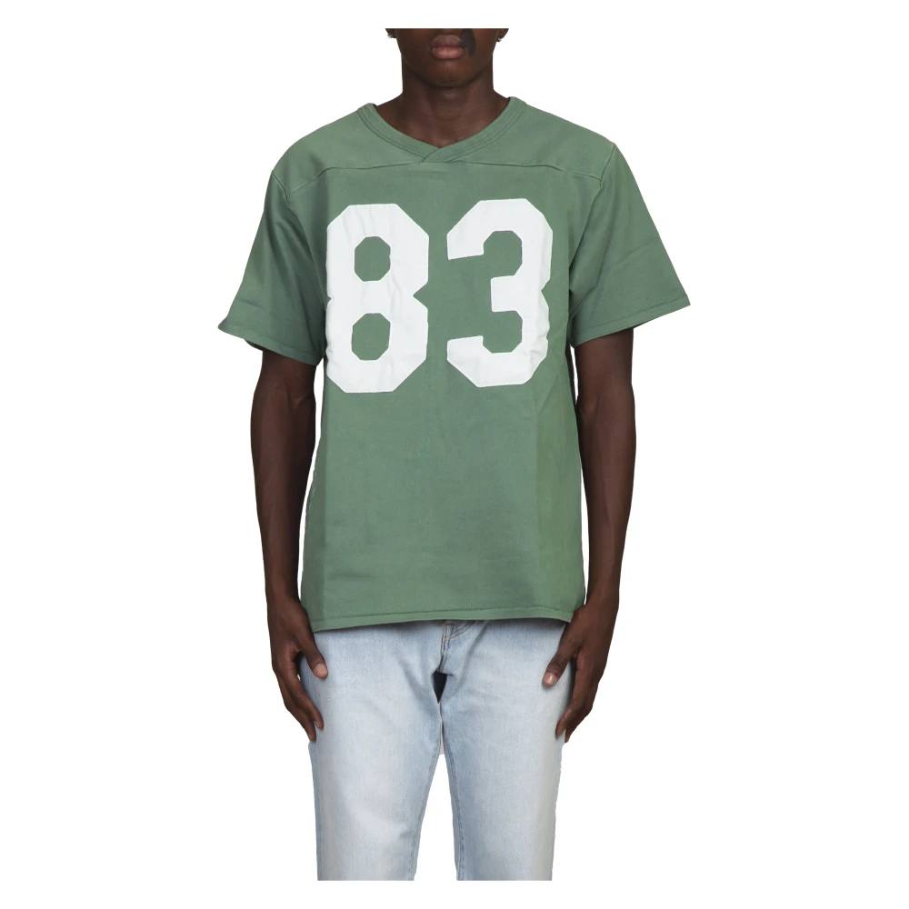 ERL V-Hals Voetbal T-shirt Green Heren