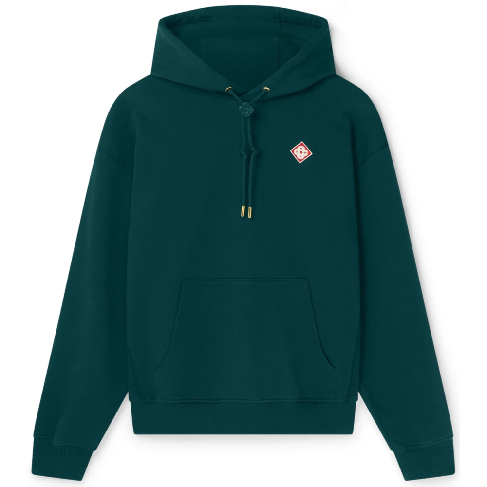 Casablanca Groene Diamant Logo Hoodie Green Heren