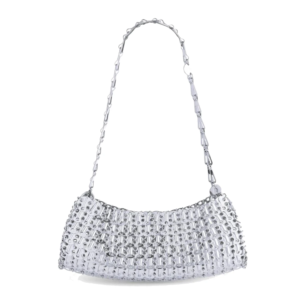 Rabanne Women's Gray 1969 Clutch - Shoulder Bags - One Size - Bags