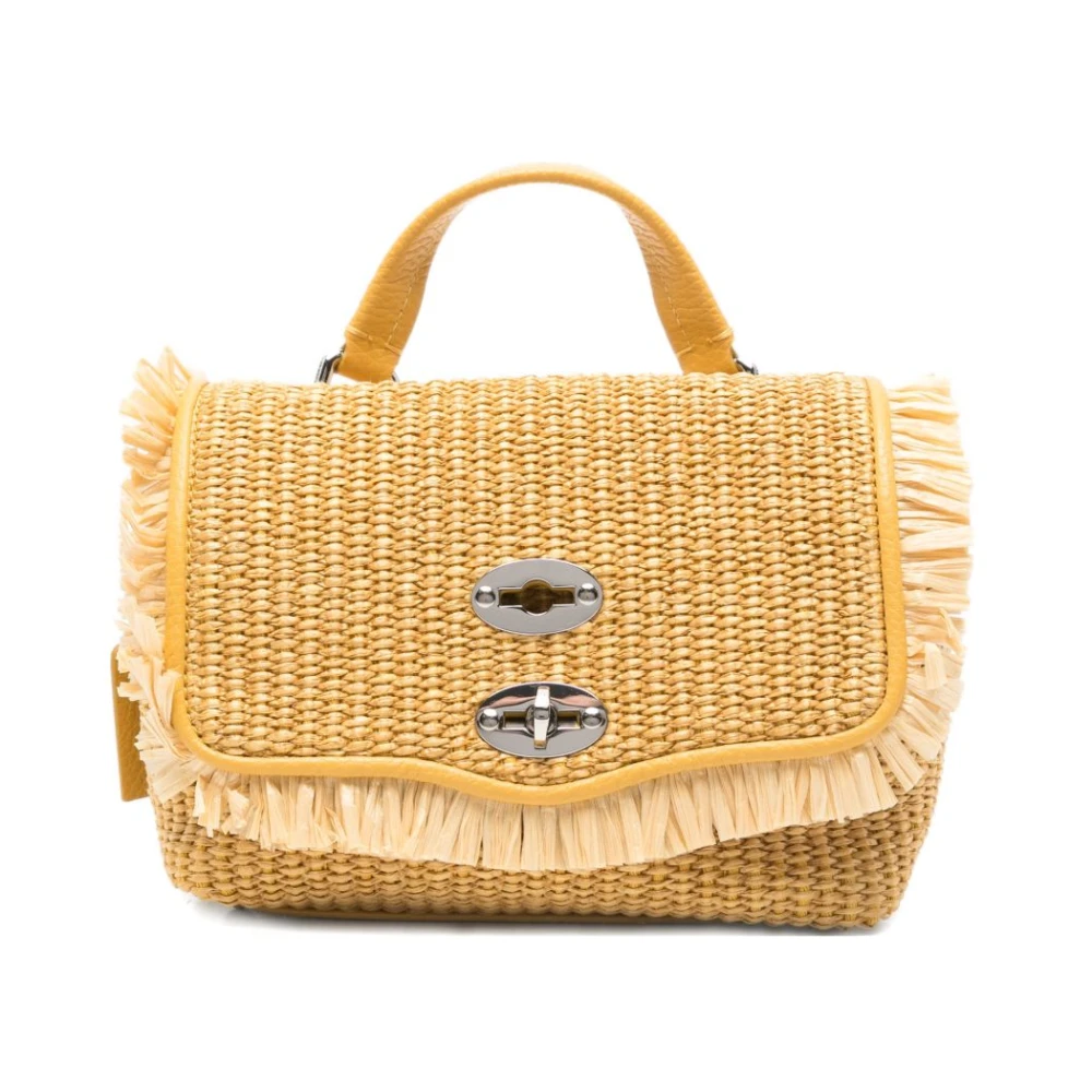 Zanellato Women's Yellow Handbags, One Size, Postina Vimini Baby Handbag