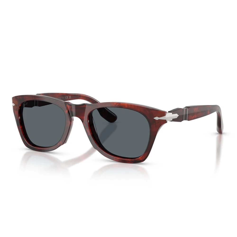 Persol Unisex Blue Po8001s 1242R5 Sunglasses Acetate Turtle Pantos Normal - Image 3