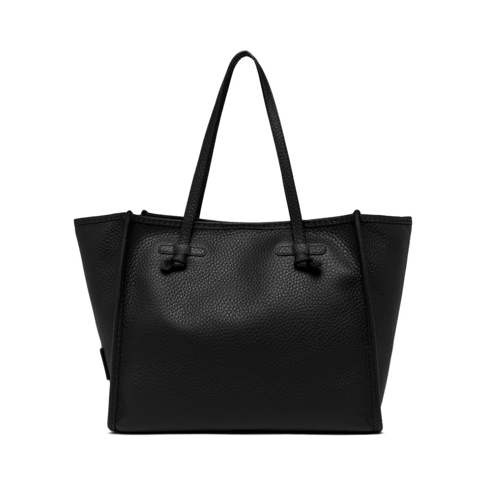 Gianni Chiarini Bubble Double Leren Handtas met Pochette Black Dames