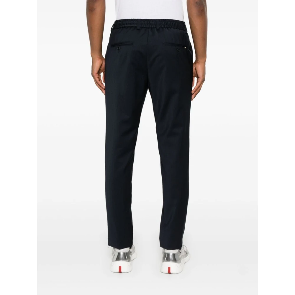 Hugo Boss Wollen Broek voor Mannen Black Heren