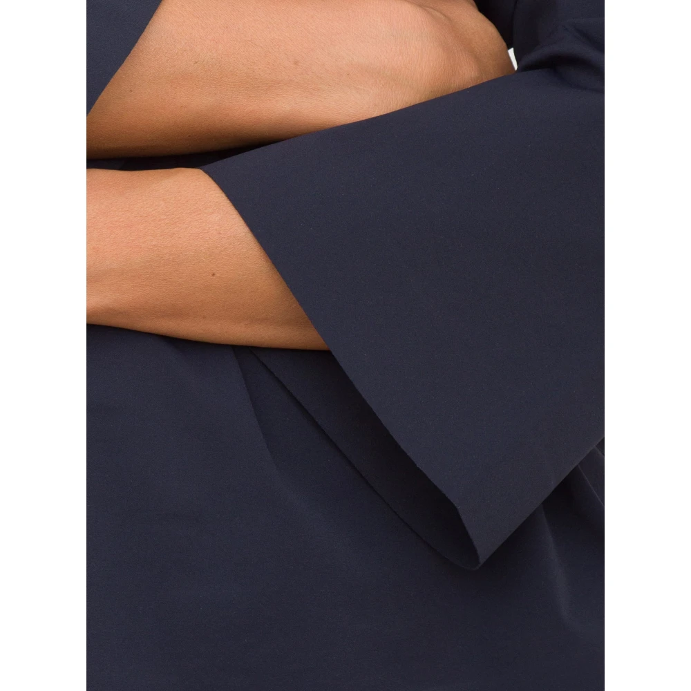 Max Mara Elegante Zijden Blouse Blue Dames