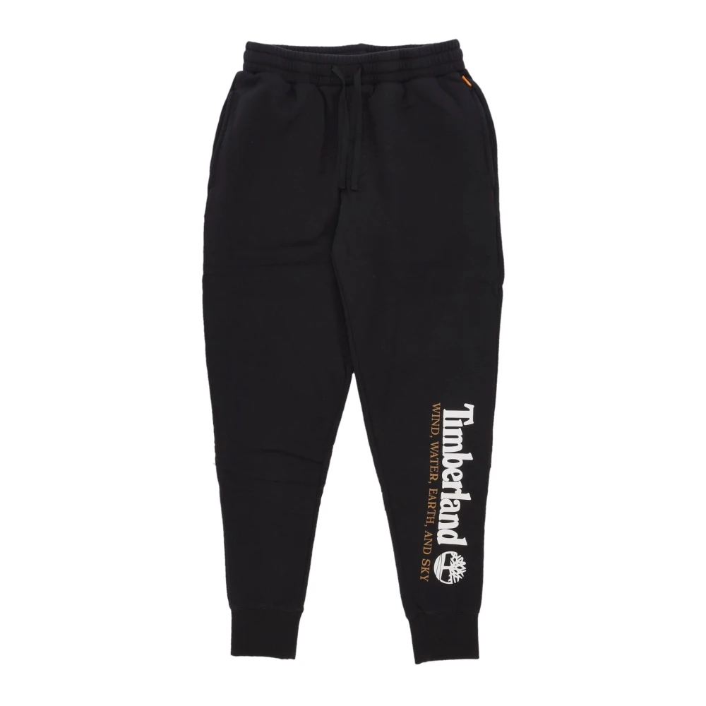 Timberland Men's Black Sweatpants, Xl, Elastic Waist Joggers