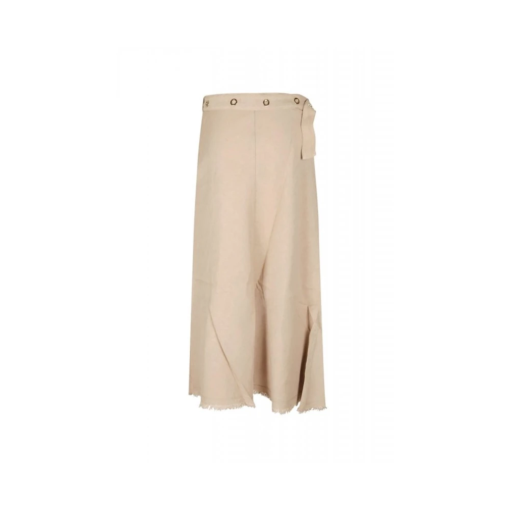 Pinko Women's Beige - Skirts - Midi Skirts - Xl - Skirts