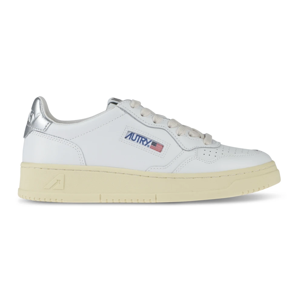 Autry Women's White Medalist Low - Sneakers - 7 Uk - Shoes