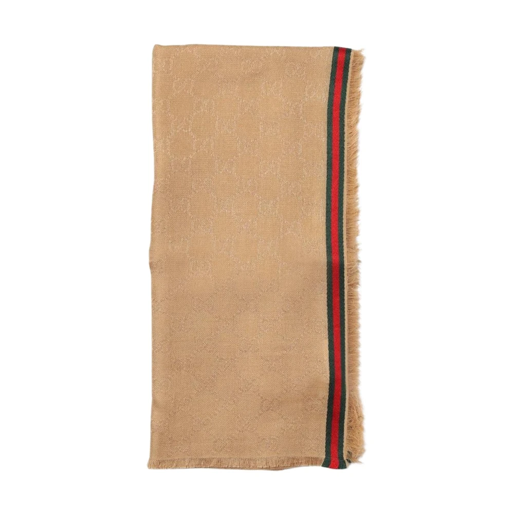 Patterned Webbing Scarf - Gucci - Modalova