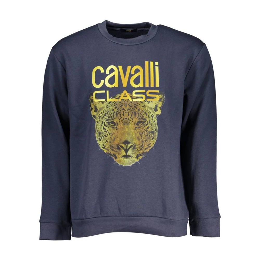 Cavalli Class Sweatshirts Blue Heren