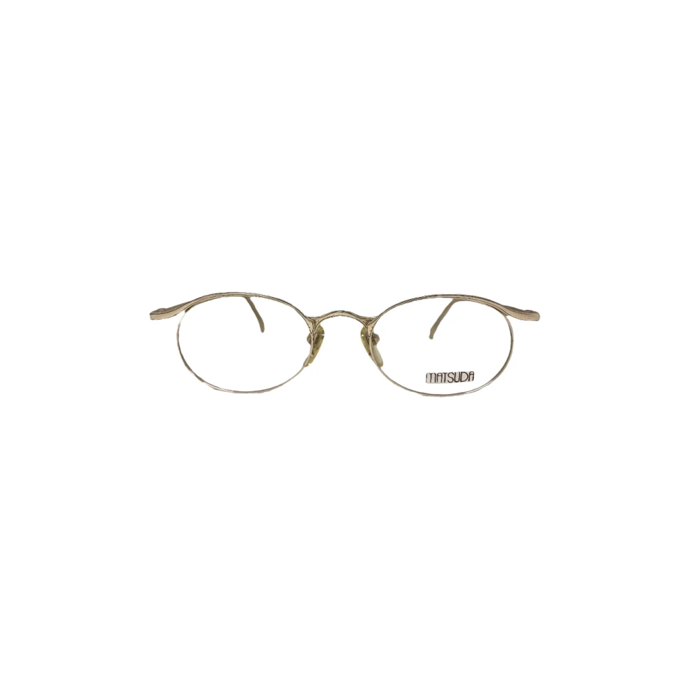 Matsuda Stijlvolle bril met acetaat montuur Yellow Unisex