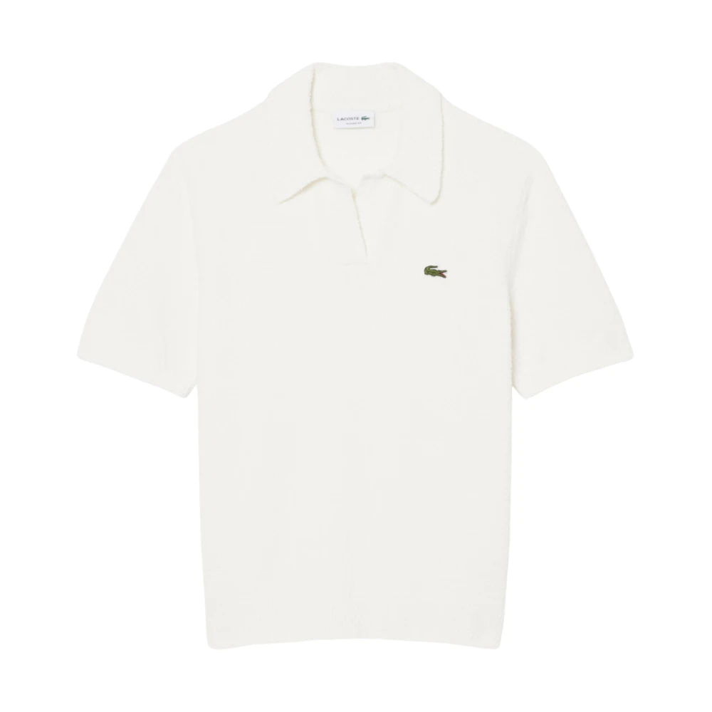 Lacoste Uomo Bianco Top, L, New,