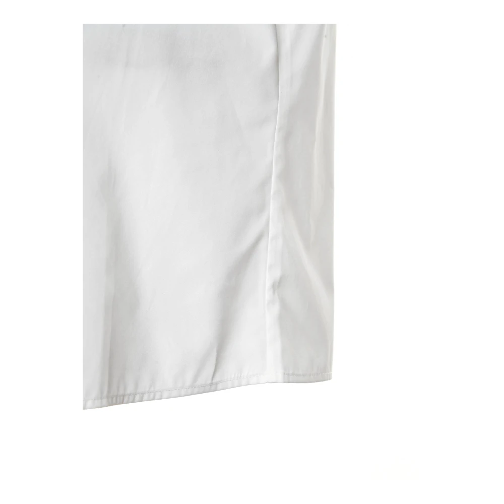 Marni Losvallende Blouse met Puntkraag White Dames