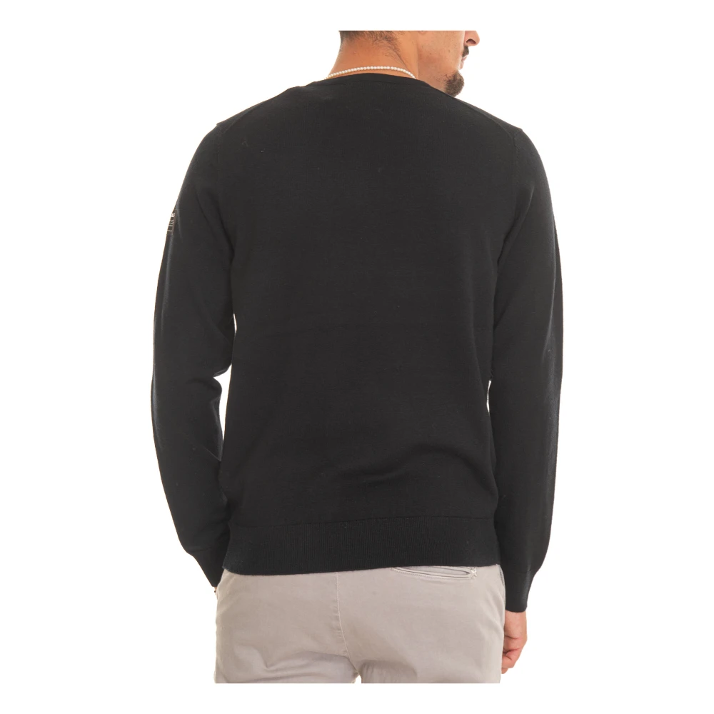 Ecoalf Gerecyclede Ronde Hals Pullover Black Heren