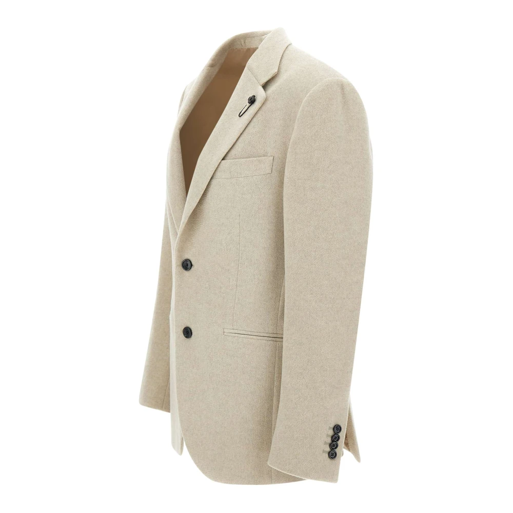 Lardini Kasjmier Blazer Wit Herenjas White Heren