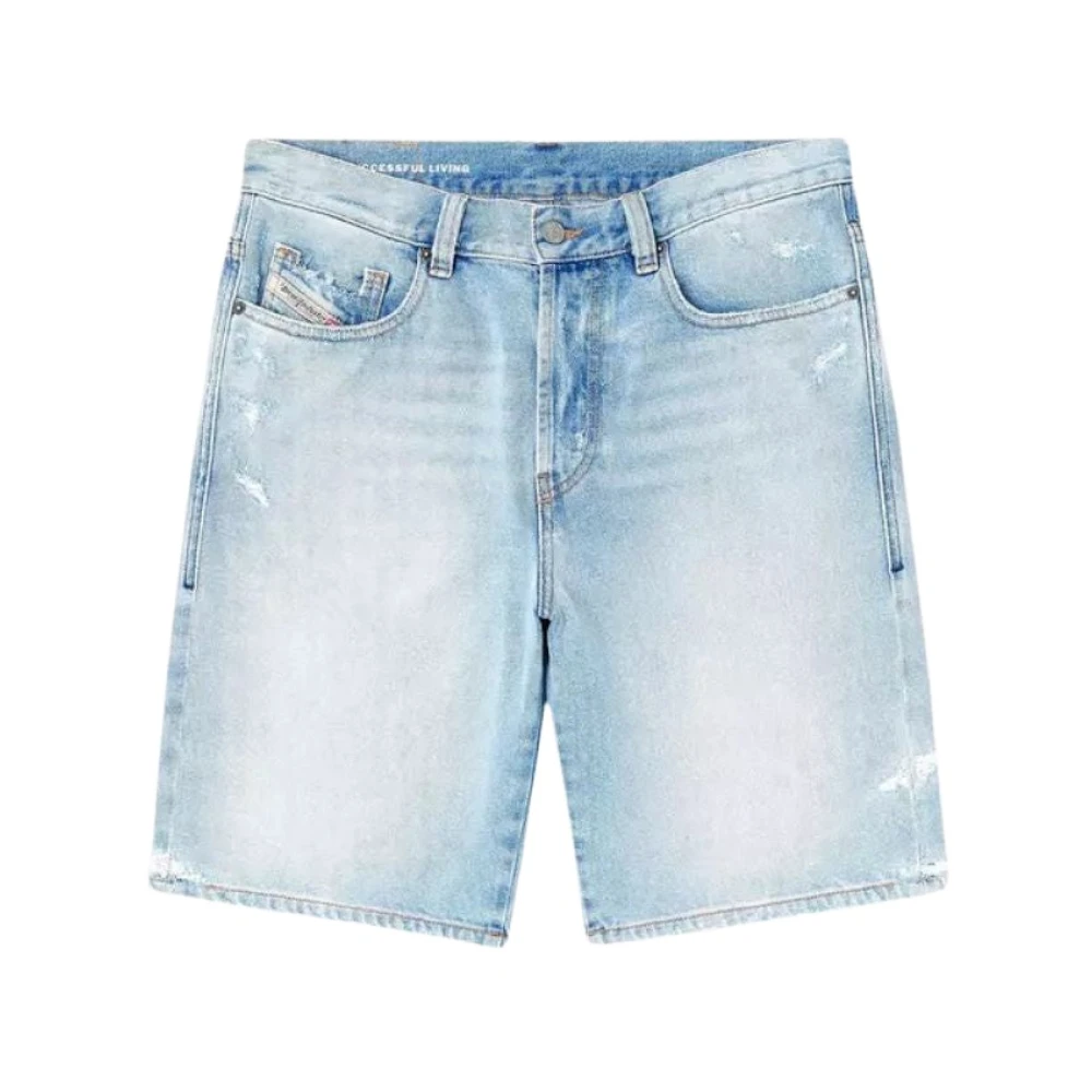 Diesel Hombre Azul - Pantalones Cortos De Denim - Shorts - W33 - Pantalones Cortos De Denim
