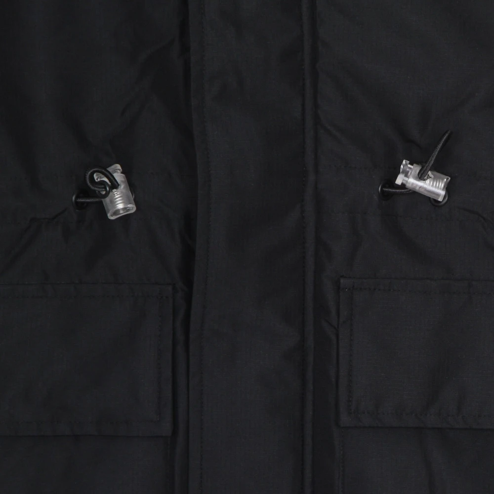 new era MLB Team Logo Parka Jas Zwart Black Heren