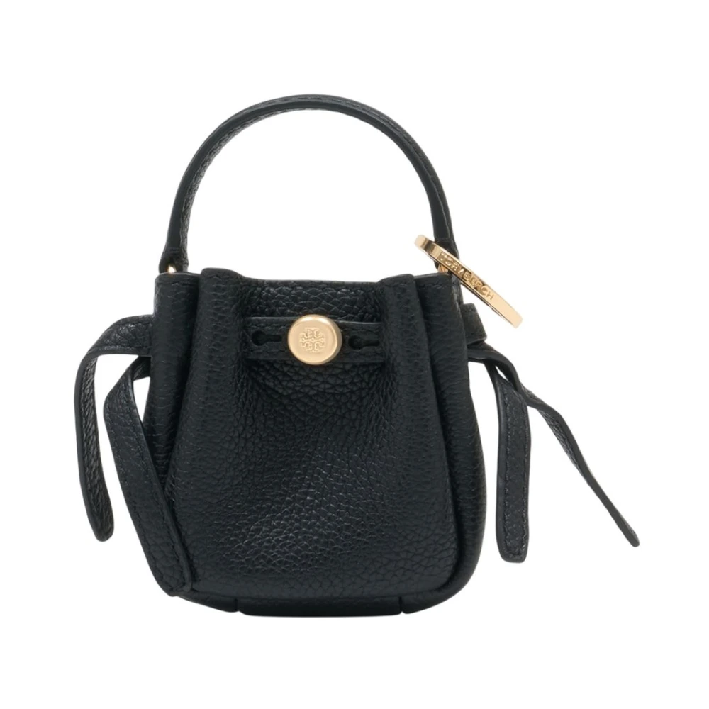 Tory Burch Women's Black Romy Bucket Bag Charm