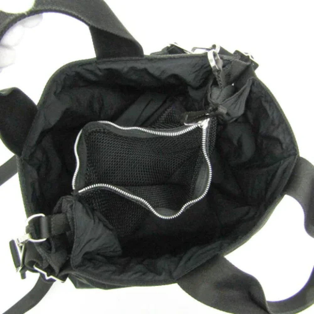 Bottega Veneta Vintage Pre-owned Nylon bottega-veneta-bags Black Dames