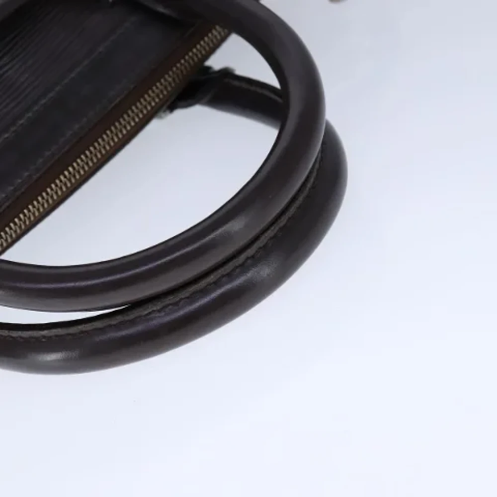 Louis Vuitton Vintage Pre-owned Leather handbags Black Dames