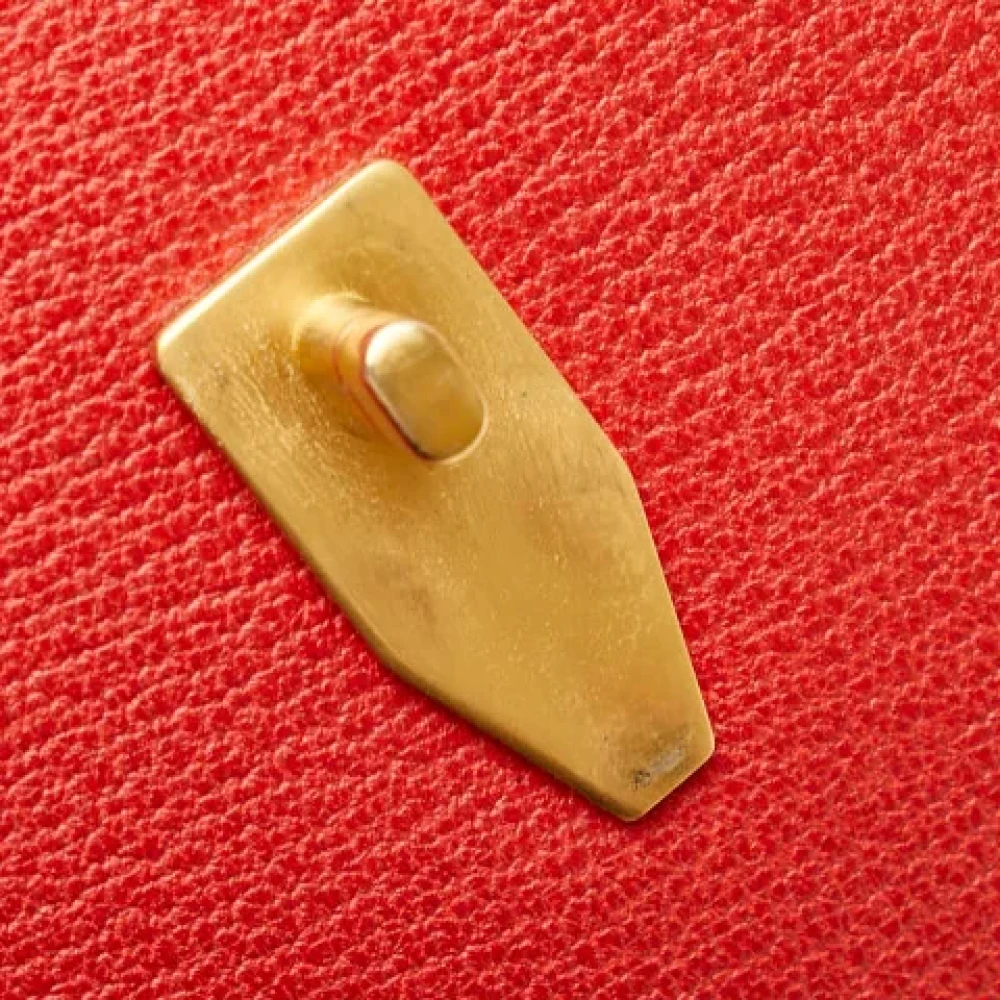 Celine Vintage Pre-owned Leather celine-bags Red Dames
