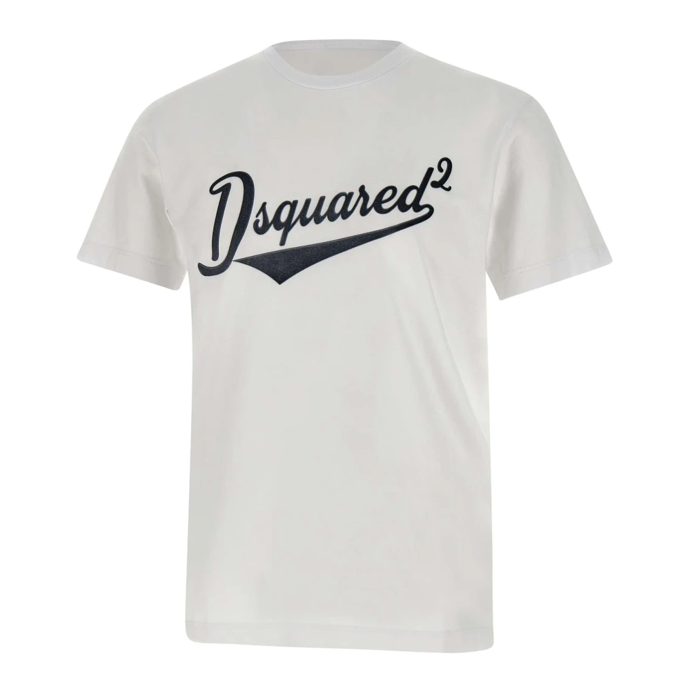 Dsquared2 Witte Stijlvolle Shirt White Heren