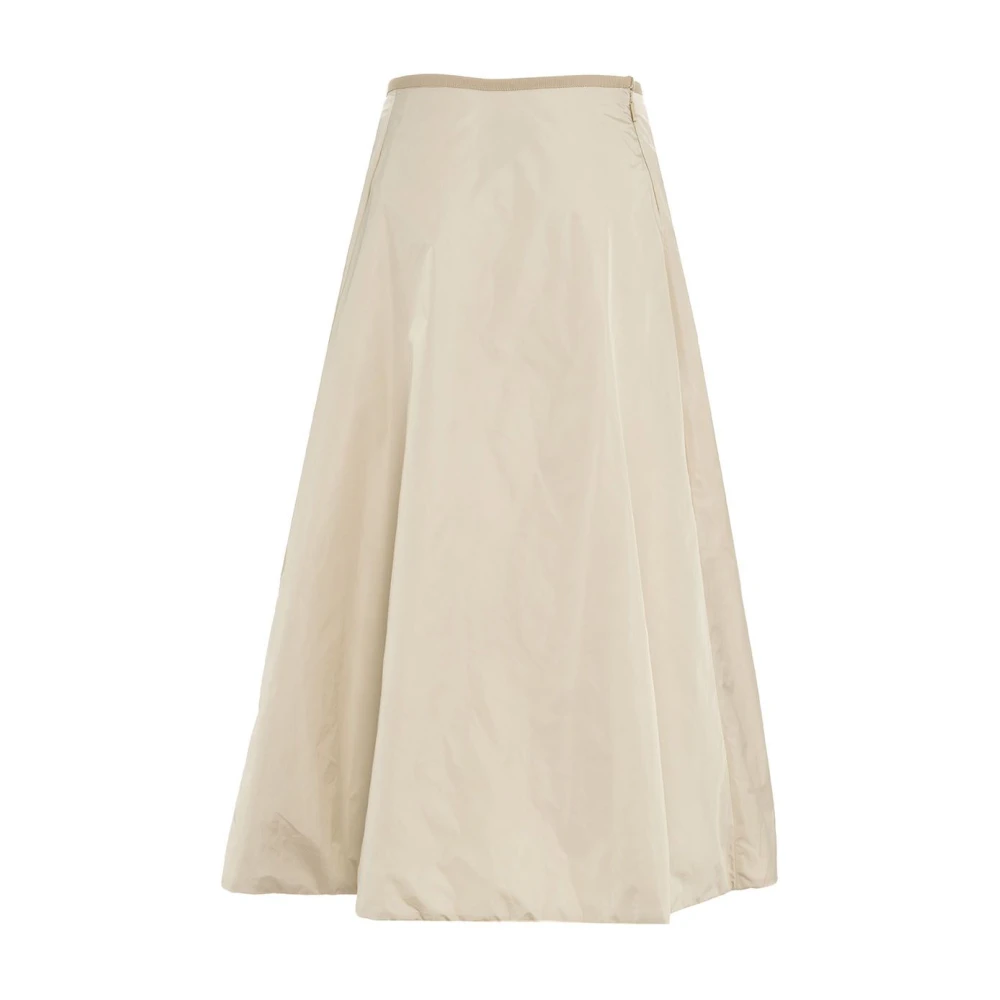 add Beige Primaloft Flared Rok Beige Dames