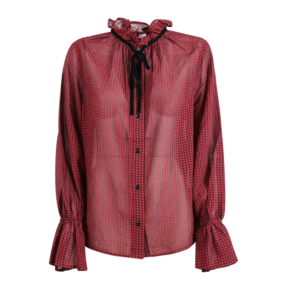 Ganni Shirts Red Dames