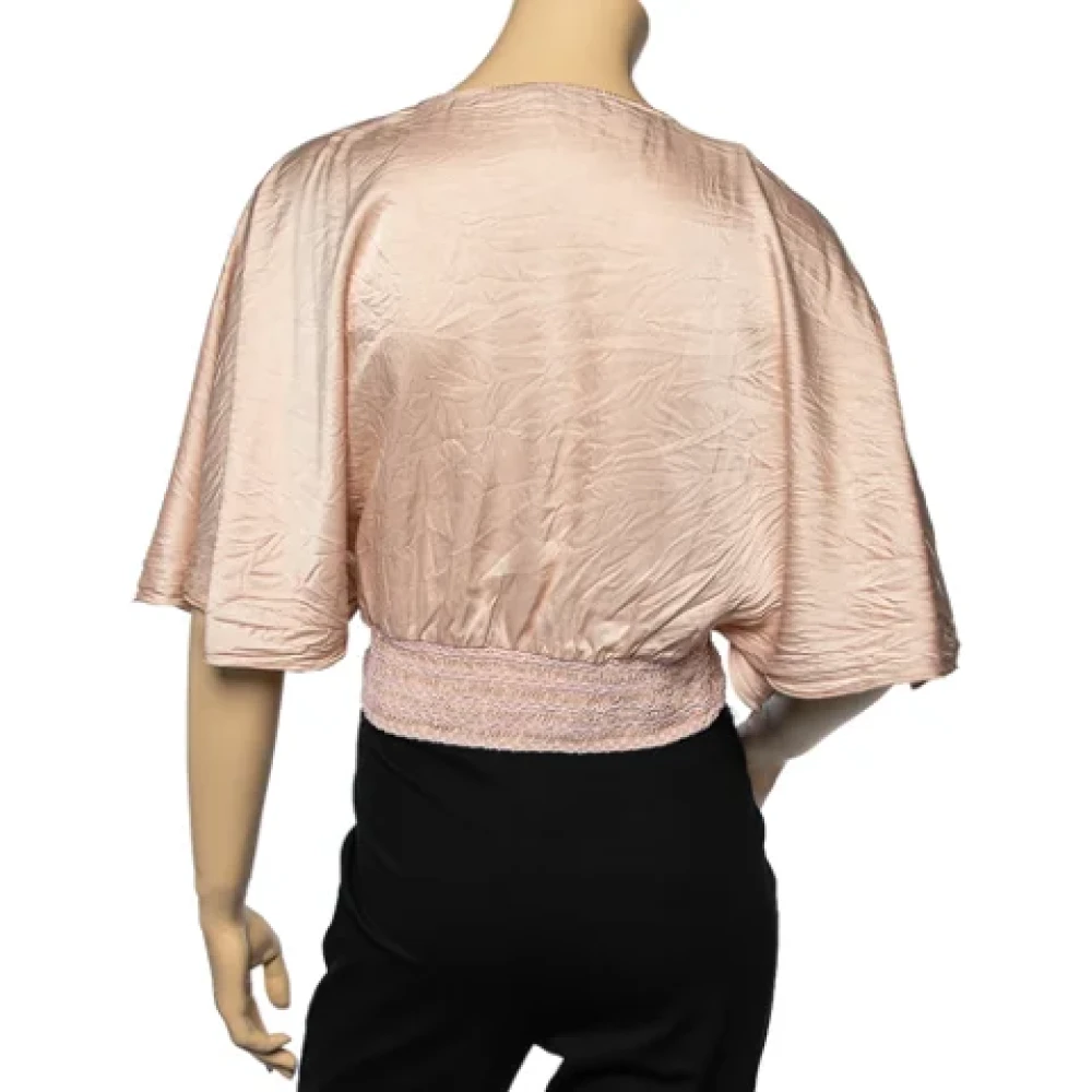 Valentino Vintage Pre-owned Satin tops Pink Dames