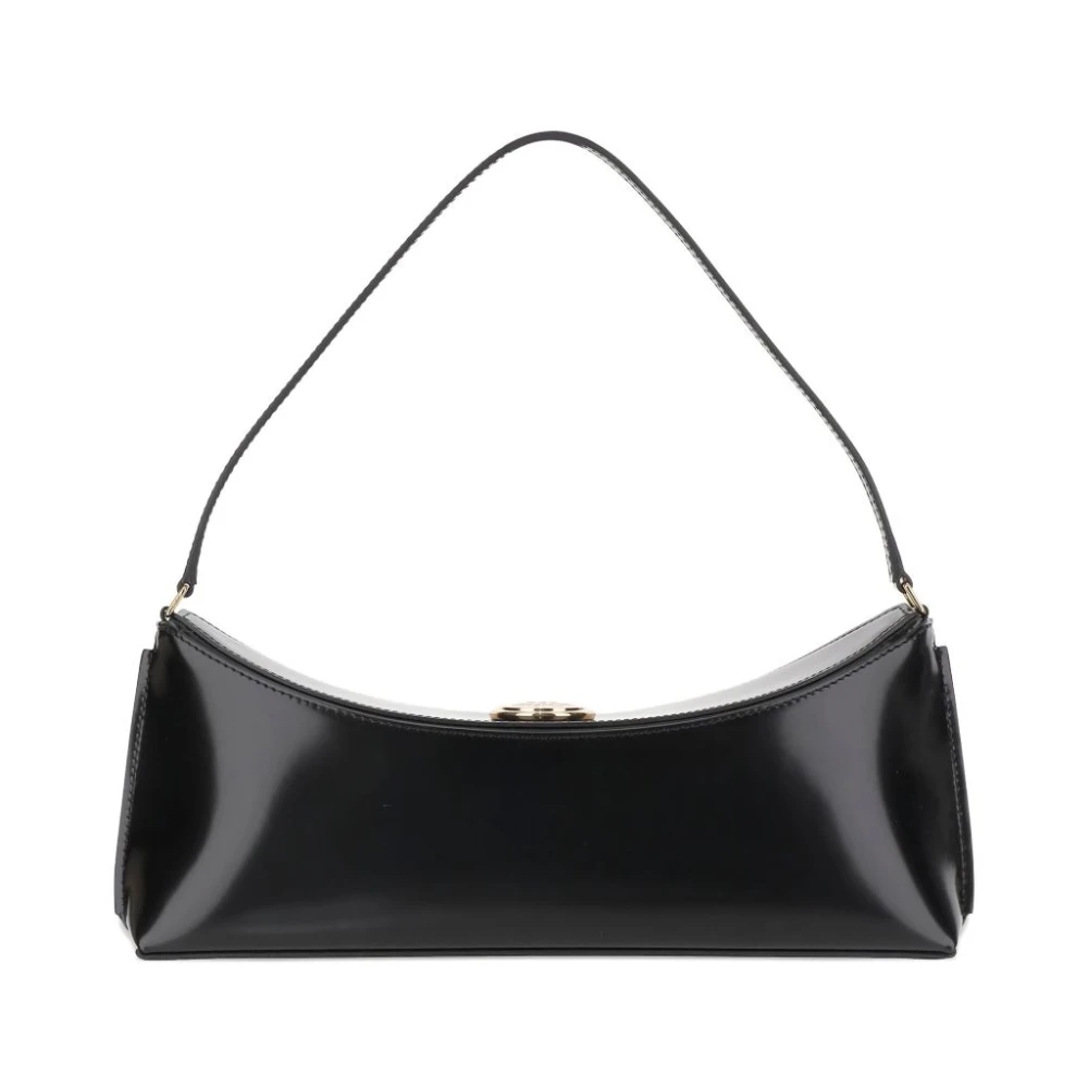Jacquemus Donna Nero - Ovalo Shoulder Bag - Bags - One Size