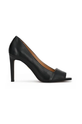 Square Nose Peep Toe Pumps