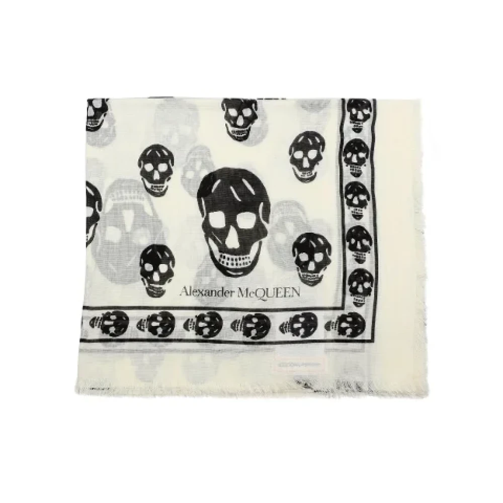 Alexander mcqueen Fabric scarves White Dames