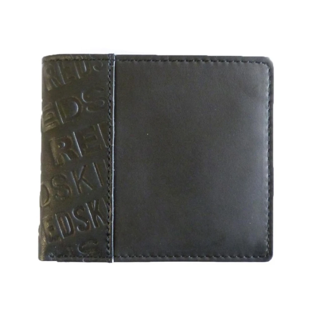 Redskins Leren Portemonnees & Pasjeshouders Zwart Black Heren