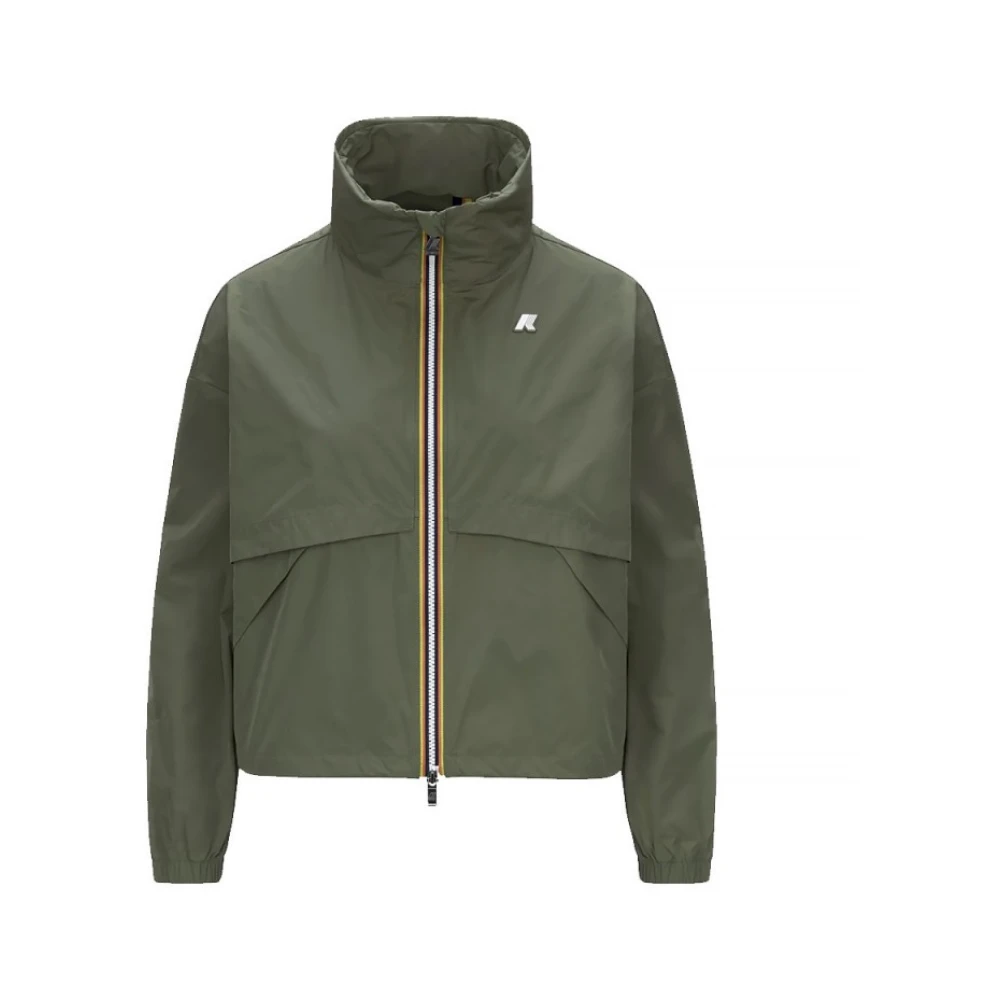 K-Way Kvinno Grön Jackor Dam, M, Polyester, Aubette Memory Touch Jacket