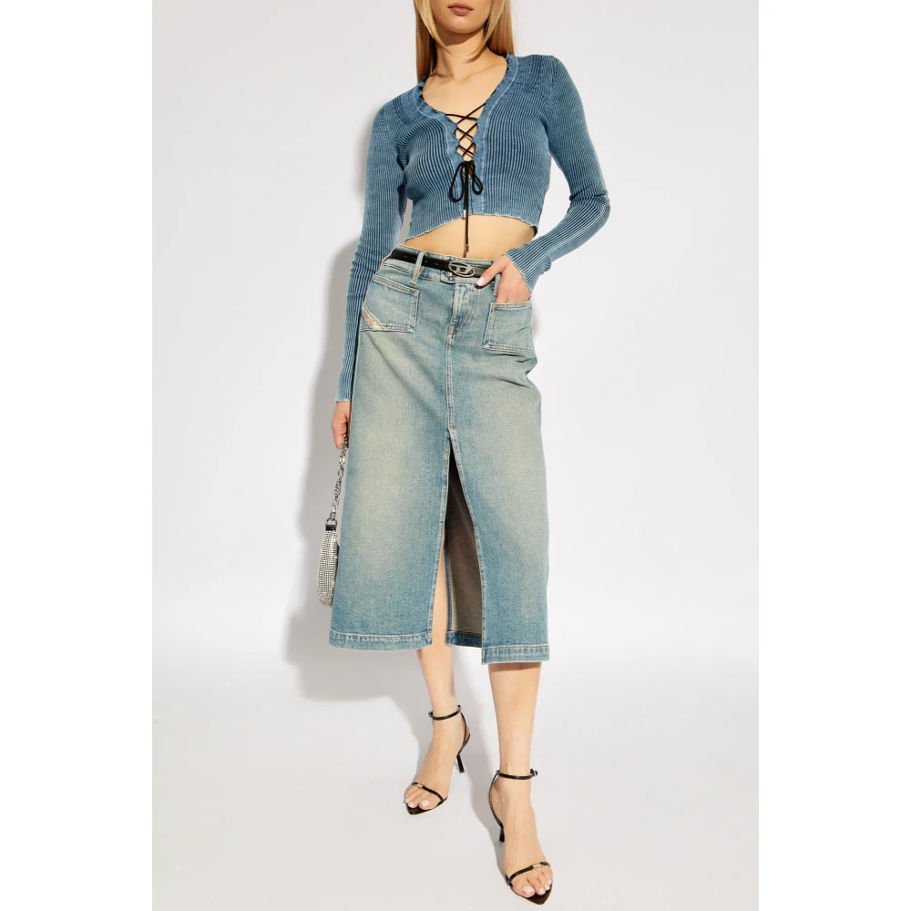 Diesel Top 'M-Acchia' Blue Dames