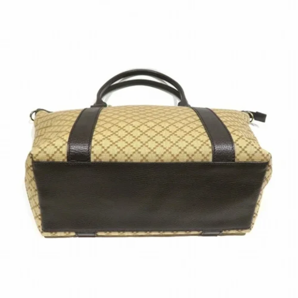 Gucci Vintage Pre-owned Canvas totes Beige Dames