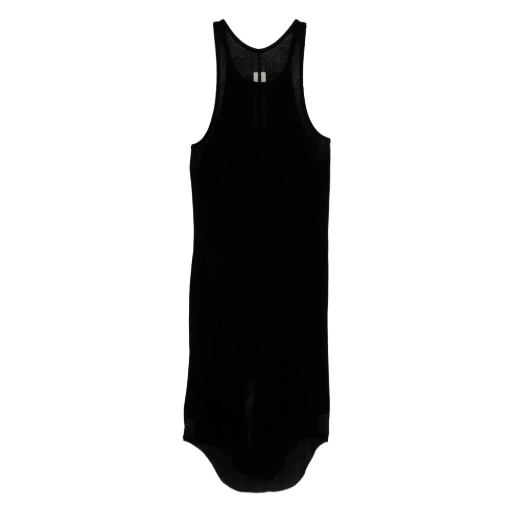 Rick Owens Men's Black Basic Rib Tank