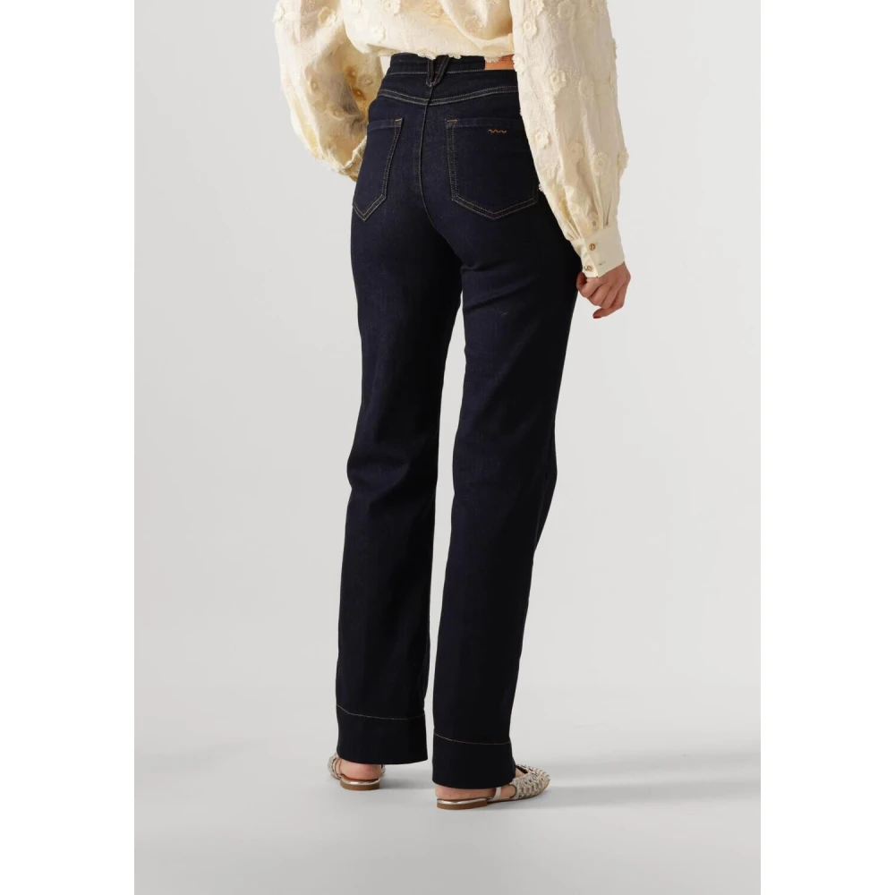 Summum Woman Flared Jeans Comfort Blauw Blue Dames