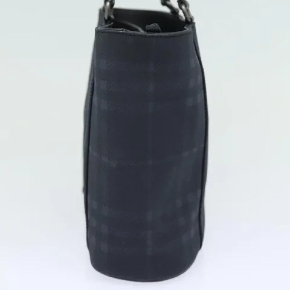 Burberry Vintage Pre-owned Leather shoulder-bags Black Dames